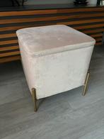 Leitmotiv poef Snug met opbergruimte, Ophalen, Minder dan 50 cm, Modern, japandi, industrieel, Vierkant
