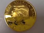 Grote vergulde munt Donald Trump, Ophalen of Verzenden, Noord-Amerika