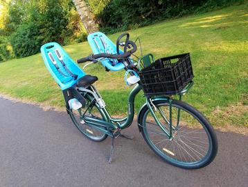GAZELLE POPAL moederfiets met kinderzitjes  beschikbaar voor biedingen