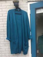 HEERLIJK ZACHT DONKERTURQOISE VEST,NIEUW,mt 38-48, Ophalen of Verzenden, Nieuw, Maat 42/44 (L), Overige kleuren