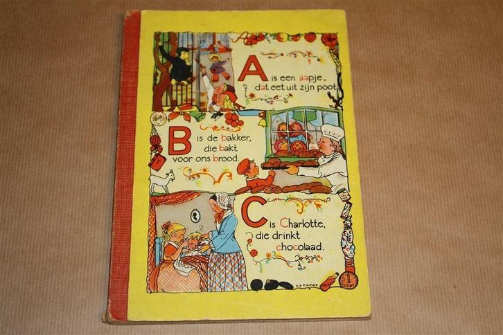 Oud ABC boekje Rie Cramer - Circa 1950 !!, Boeken, Prentenboeken en Plaatjesalbums, Gelezen, Ophalen of Verzenden