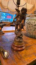 Antiek engelen beeld lamp, Antiek en Kunst, Antiek | Lampen, Ophalen