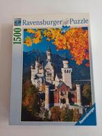 Ravensburger Puzzel Neuschwanstein in de herfst, Hobby en Vrije tijd, Denksport en Puzzels, Ophalen of Verzenden, 500 t/m 1500 stukjes