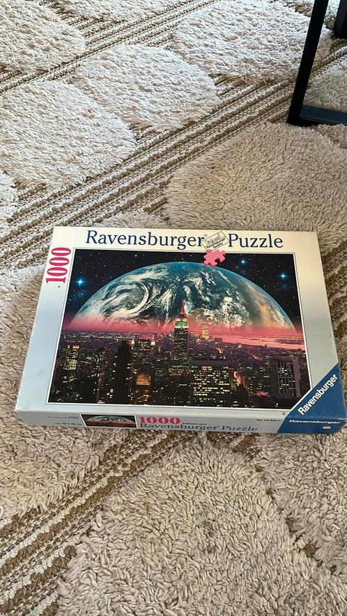 Ravensburger Puzzel – Earthrise – 1000 Stukjes, Hobby en Vrije tijd, Denksport en Puzzels, Zo goed als nieuw, Ophalen of Verzenden