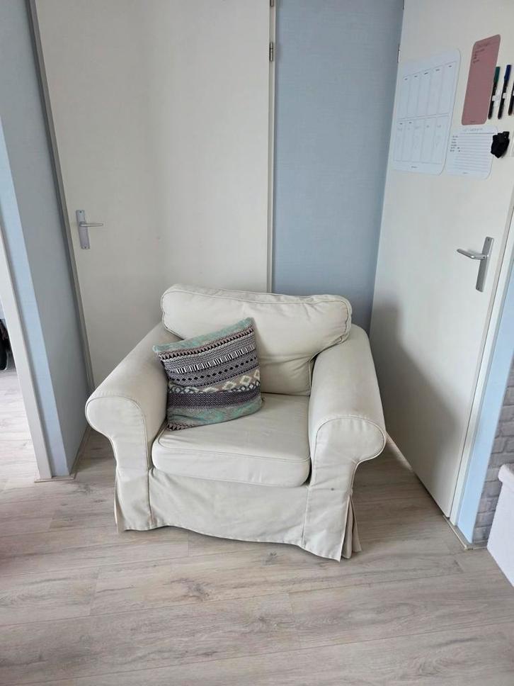 Ikea Ektorp Fauteuil - Goedkoop!, Huis en Inrichting, Fauteuils, Gebruikt, Stof, 75 tot 100 cm, 75 tot 100 cm, Ophalen