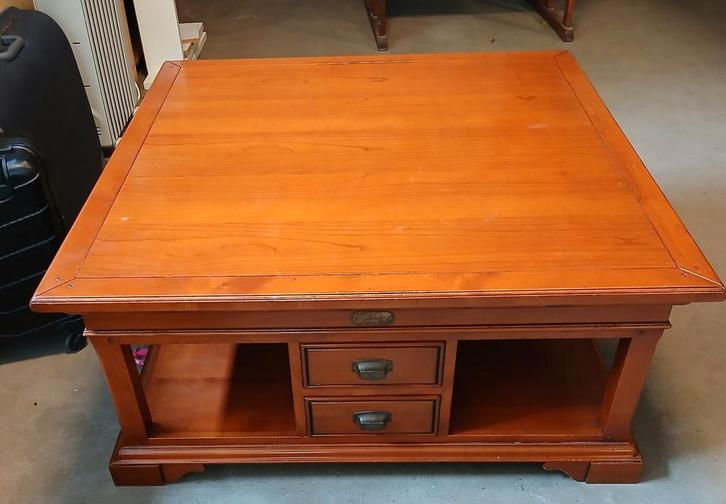 Salontafel Engels antiek mahonie hout, Huis en Inrichting, Tafels | Salontafels, Zo goed als nieuw, Minder dan 50 cm, 50 tot 100 cm