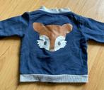 HEMA vestje blauw maat 68 vos, Truitje of Vestje, Ophalen of Verzenden, Zo goed als nieuw, Hema