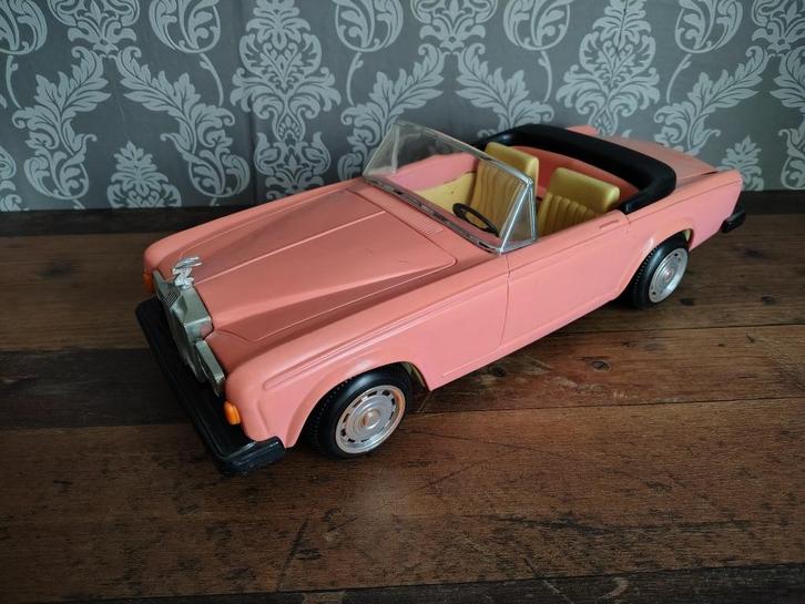 Rolls-Royce Convertible Custum / Barbie /Pink /80's, Antiek en Kunst, Antiek | Speelgoed, Verzenden