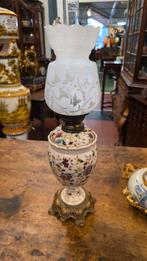 Majolica olielamp, Ophalen of Verzenden