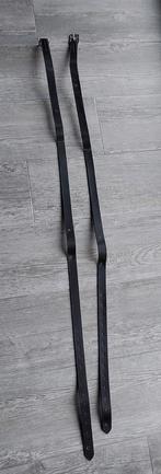 2  beugelriemen 1.50 lang zonder gesp, Ophalen of Verzenden, Zo goed als nieuw, Dressuur