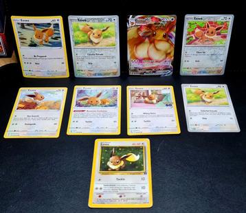 Pokemon Eevee collectie 9 kaarten verschillende sets  beschikbaar voor biedingen