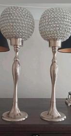 2 of 4 mooie tafel lampen !!!, Huis en Inrichting, Lampen | Tafellampen, Ophalen, Zo goed als nieuw, Glas