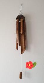 Windgong, windspel, hout, bamboe, Ophalen of Verzenden, Nieuw