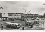 UTRECHT 1960 Stationsplein met bussen, Verzamelen, Verzenden, 1940 tot 1960, Gelopen, Utrecht