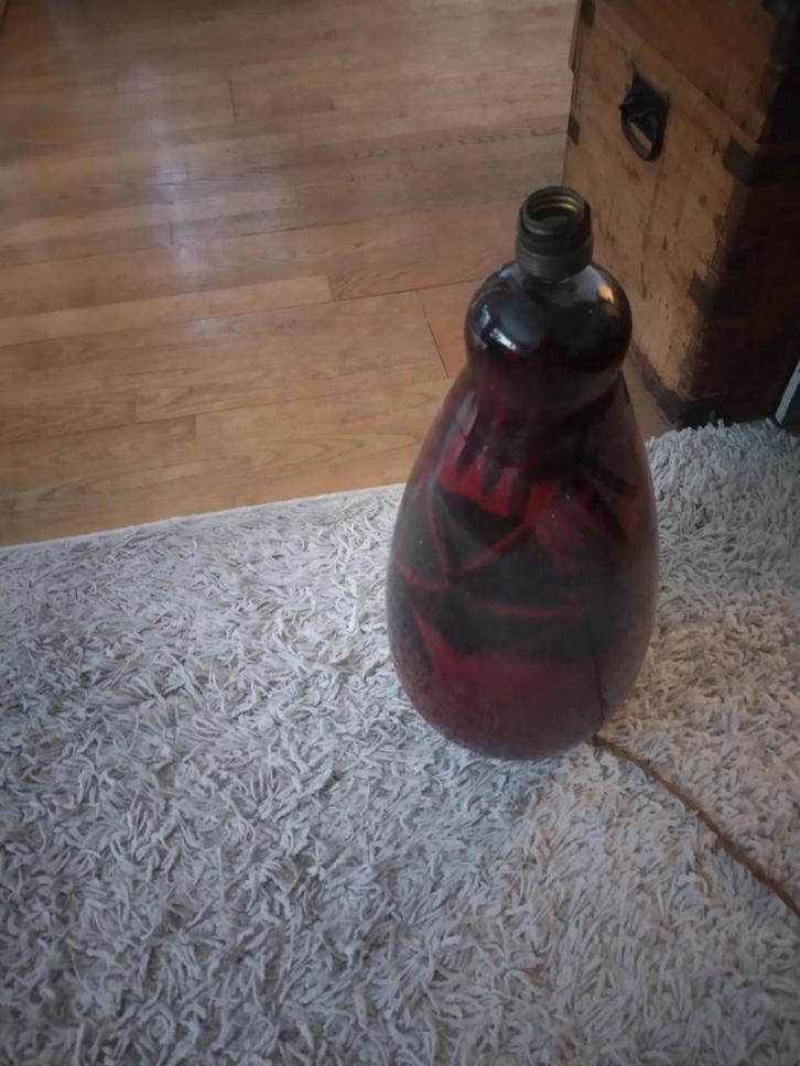 Keramische Tafellamp Voet vintage., Antiek en Kunst, Antiek | Lampen, Ophalen