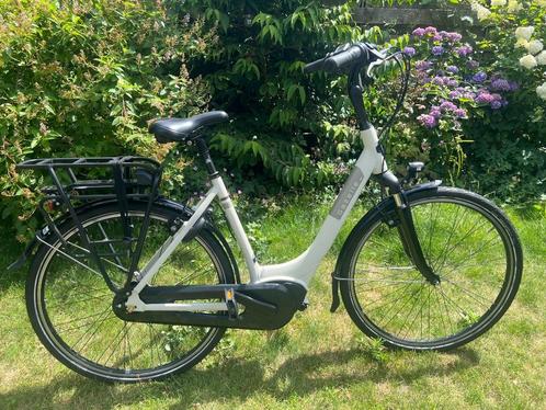 Gazelle Paris C7+ – Wit/Crème – Bosch PowerPack 500 – Verzek, Fietsen en Brommers, Fietsen | Dames | Damesfietsen, Gebruikt, Gazelle