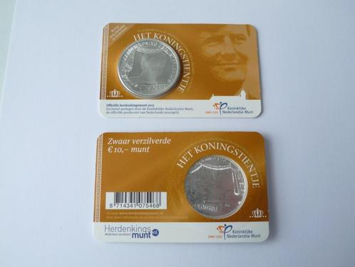 Koningstientje 2013 UNC-kwaliteit in coincard, Postzegels en Munten, Munten | Europa | Euromunten, Losse munt, 10 euro, Overige landen