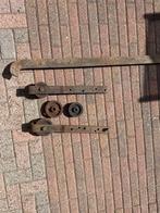 Oude staldeur rail en rolsysteem - 90cm, Ophalen of Verzenden