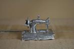 Zilveren miniatuur naaimachine, Antiek en Kunst, Ophalen of Verzenden, Zilver