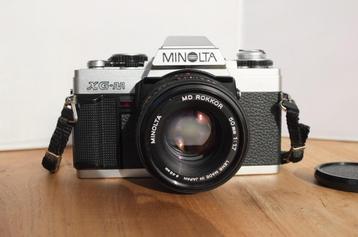 ✅ 📸 Minolta XG-M & MD 50mm f1.7 , GETEST beschikbaar voor biedingen