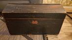 Oude antieke kist van C.E. Lington 75 x 42 x 45 cm, Minder dan 50 cm, 50 tot 100 cm, Teakhout, Ophalen of Verzenden