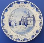 Kerstmis 1992 winter landschap18cm (2) Porceleyne Fles, Ophalen of Verzenden