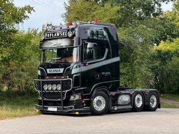 WSI SCANIA  660 S + CHEREAU KOELOPL 3 AXLE  POPLAWSLI  beschikbaar voor biedingen