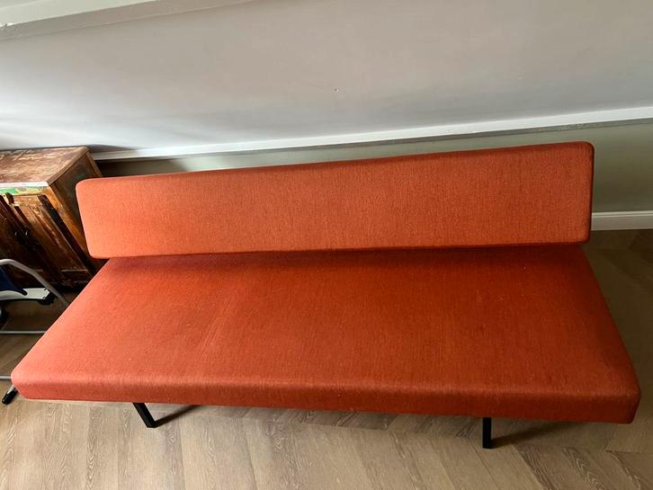 Retro slaapbank, Huis en Inrichting, Banken | Bankstellen, Zo goed als nieuw, Rechte bank, Vierpersoons of meer, 150 tot 200 cm