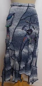 Aparte knitwear lange rok! M, Maat 38/40 (M), Blauw, Ophalen of Verzenden, Zo goed als nieuw