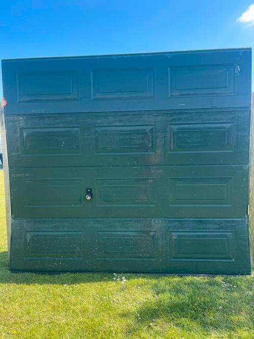 Garagedeur ISO40 Hormann rall 6009 levering of montage, Doe-het-zelf en Verbouw, Deuren en Horren, Garagedeur, 215 cm of meer