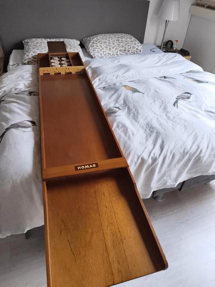 Homas sjoelbak met 30 stenen, Huis en Inrichting, Slaapkamer | Bedden, Gebruikt, Ophalen