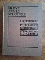 E Wertheimer - De Britsche Arbeiderspartij [1930], Ophalen of Verzenden, Zo goed als nieuw