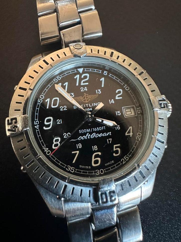 Breitling orgineel, Sieraden, Tassen en Uiterlijk, Horloges | Heren, Gebruikt, Polshorloge, Breitling, Staal, Staal, Ophalen