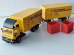 Siku 3714 Volvo F7 truck & aanhanger Das Postpaket modelauto, Ophalen of Verzenden, Zo goed als nieuw, Bus of Vrachtwagen, SIKU