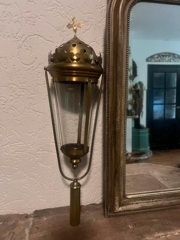 Processie lantaarn kandelaar antiek brocante katholiek oud beschikbaar voor biedingen