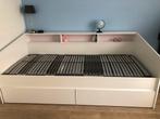 Bed 90/200 incl. lattenbodem, 90 cm, Eenpersoons, Wit, Ophalen of Verzenden