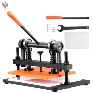 Professionele Lederen Snij- en Embossingmachine beschikbaar voor biedingen