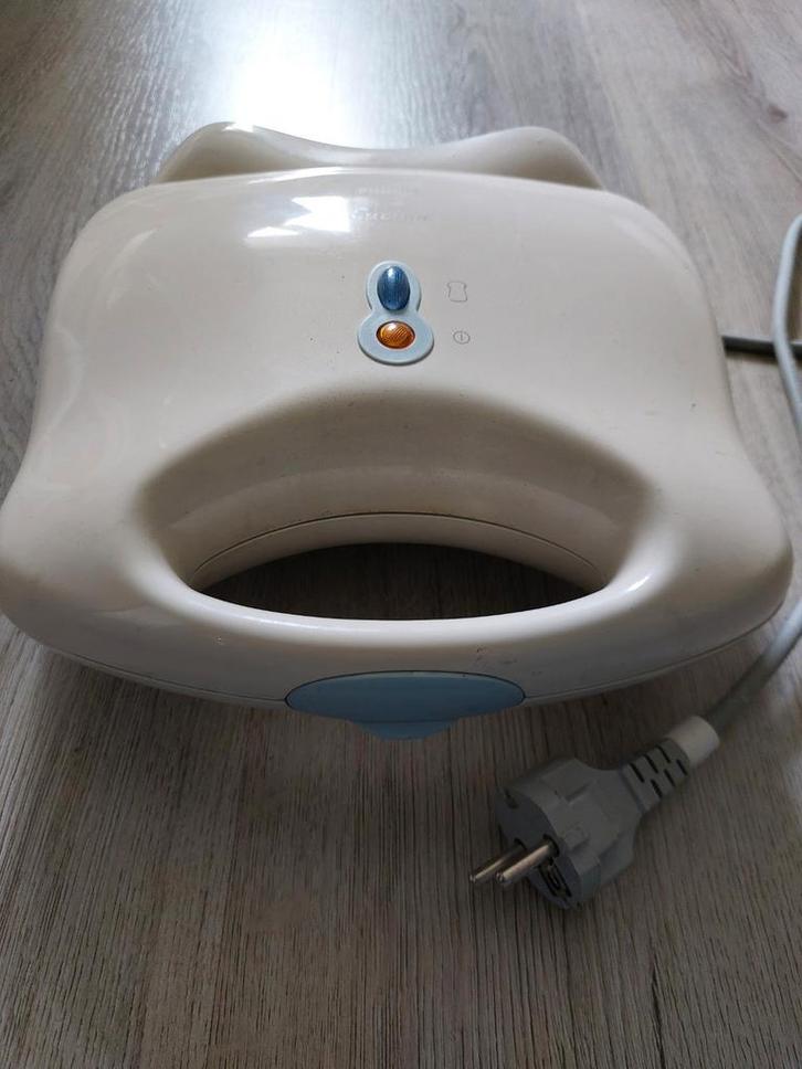 Philips tosti apparaat voor 4 tosti's!, Witgoed en Apparatuur, Grillplaten, Gebruikt, Ophalen of Verzenden