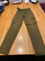 Groene Cargo Broek met Riem, Broek, Gebruikt, Meisje, Ophalen of Verzenden