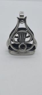 Antiek zwaardje als signet, 4 cm, Sieraden, Tassen en Uiterlijk, Ringen, Gebruikt, Ophalen of Verzenden, Kleiner dan 17, Dame of Heer