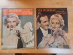2 tijdschriften cinema en theater 1937 en 1938, Boeken, Tijdschriften en Kranten, Ophalen, Zo goed als nieuw, Damesbladen