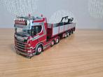 A.E. Hoogendoorn Scania S650 bricktrailer, Ophalen of Verzenden, Nieuw, Bus of Vrachtwagen, Tekno