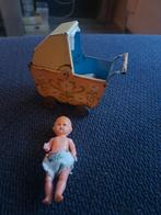 Antiek blikken speelgoed kinderwagen tw27, Antiek en Kunst, Antiek | Speelgoed, Ophalen of Verzenden