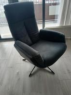 Hele mooie draaifauteuil, kleur antraciet fijne velours stof, Ophalen, Minder dan 75 cm, Zo goed als nieuw, 75 tot 100 cm