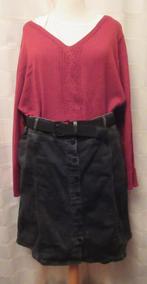 Jeansrok nieuw zwart maat 46 A14, Zwart, Maat 46/48 (XL) of groter, Ophalen of Verzenden, Zo goed als nieuw