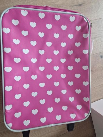 Roze hartjes koffer beschikbaar voor biedingen
