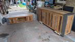 Dressoir en TV Kast - Hout & Metaal, Huis en Inrichting, Ophalen, 150 tot 200 cm, Metaal, Industrieel