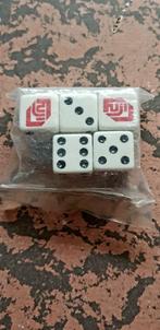 Reclame dobbelstenen Fuji en pokerstenen JVC, Ophalen of Verzenden, Zo goed als nieuw, Gebruiksvoorwerp