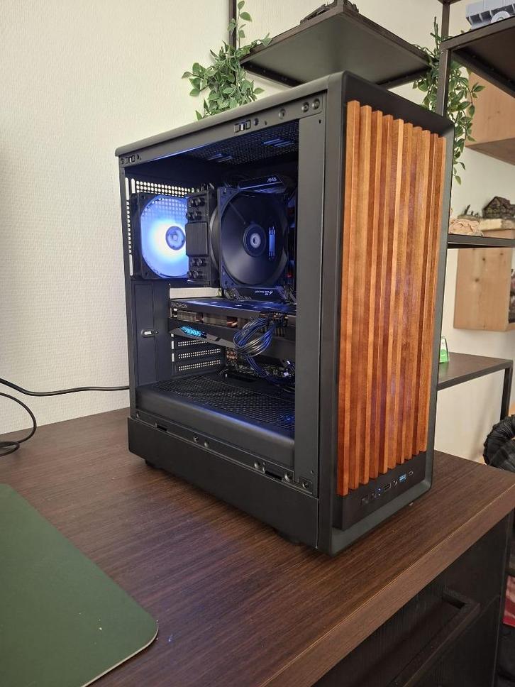 Gaming pc Ryzen 5600x RX6750xt 32gb ram, Computers en Software, Desktop Pc's, Zo goed als nieuw, 4 Ghz of meer, SSD, 32 GB, Met videokaart