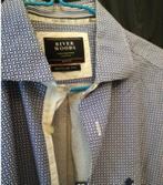 Als nieuw overhemd RIVER WOODS regular fit blauw wit M 38 39, Halswijdte 39/40 (M), Zo goed als nieuw, River Woods, Verzenden